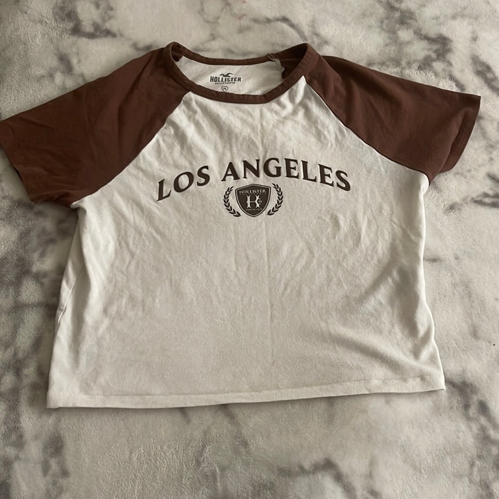 Hollister brown top